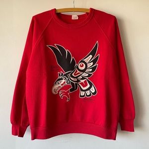 Vintage 80’s Native American Eagle Crew